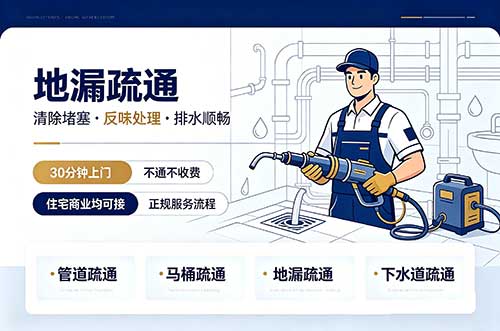 资阳地漏疏通